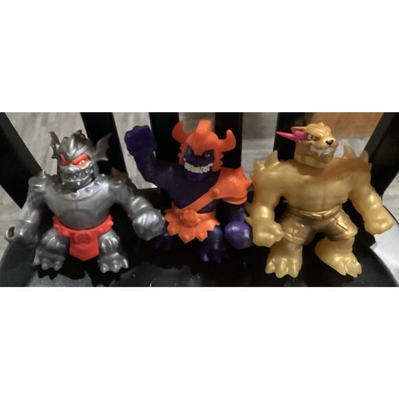 Heroes of Goo Jit Zu Stretchy Knight Blazagon Squishy Corruptagon HTF Mr Beast - Picture 2 of 5